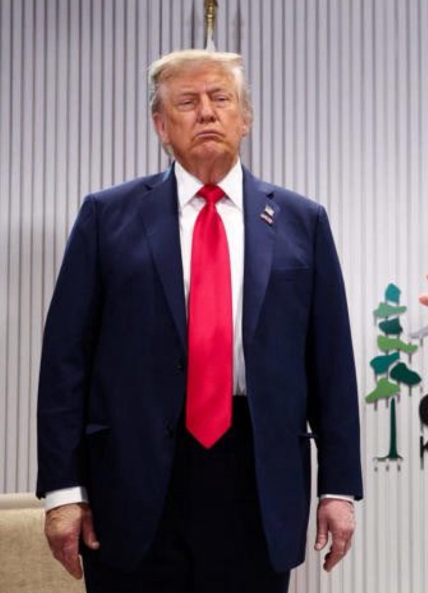 Why does Trump look like he’s decomposing at the G7 summit? 

So embarrassing.