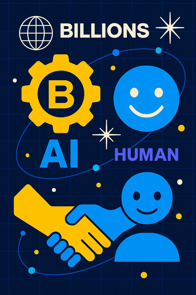 AyushSingh3291's tweet image. 🚀Bridging Minds &amp;amp; Machines🤖
At Billions,we’re not just building tech—we’re crafting a global handshake between AI and humanity

🌐Trust💡Innovation🌍 Inclusion.
we’re shaping the future—one block,one brain at a time
@billions_ntwk @jgonzalezferrer
#BillionsNetwork #HumansAndAI