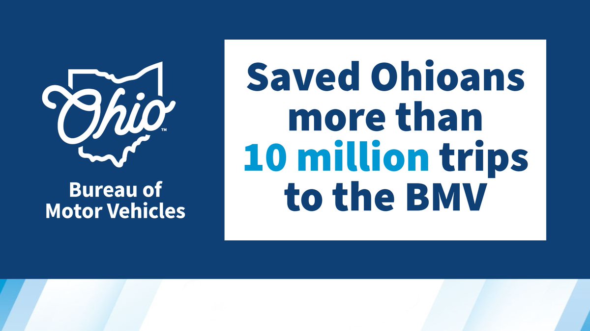 Governor Mike DeWine (@govmikedewine) on Twitter photo My administration has put significant focus on using technology to save time and cut down on congestion at <a href="/Ohio_BMV/">Ohio Bureau of Motor Vehicles</a> locations across the state. These upgrades have now saved residents more than 10 million in-person trips to Ohio BMV sites. bit.ly/3G0fIZY My administration has put significant focus on using technology to save time and cut down on congestion at <a href="/Ohio_BMV/">Ohio Bureau of Motor Vehicles</a> locations across the state. These upgrades have now saved residents more than 10 million in-person trips to Ohio BMV sites. bit.ly/3G0fIZY