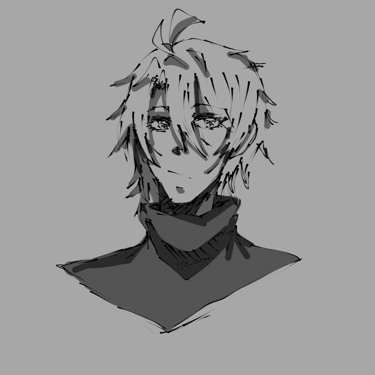 Doodle of someone. Phainon or Reaver idk ¯\_(ツ)_/¯