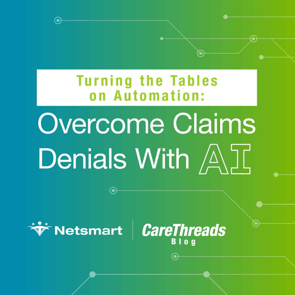 NetsmartTech's tweet image. AI is reshaping the claims landscape—and not always in providers’ favor.

Learn how healthcare organizations are turning #AI into a powerful ally to streamline intake, reduce errors and win against denials: okt.to/Zw32uR

#HealthcareIT #ClaimsManagement #RevenueCycle