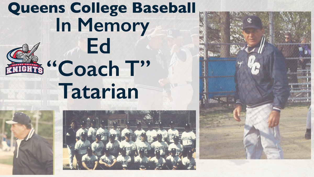 QCKnights's tweet image. Queens College Athletics Mourns Former Baseball Champion Head Coach Ed Tatarian
๐ฐ: tinyurl.com/2b7s2sap