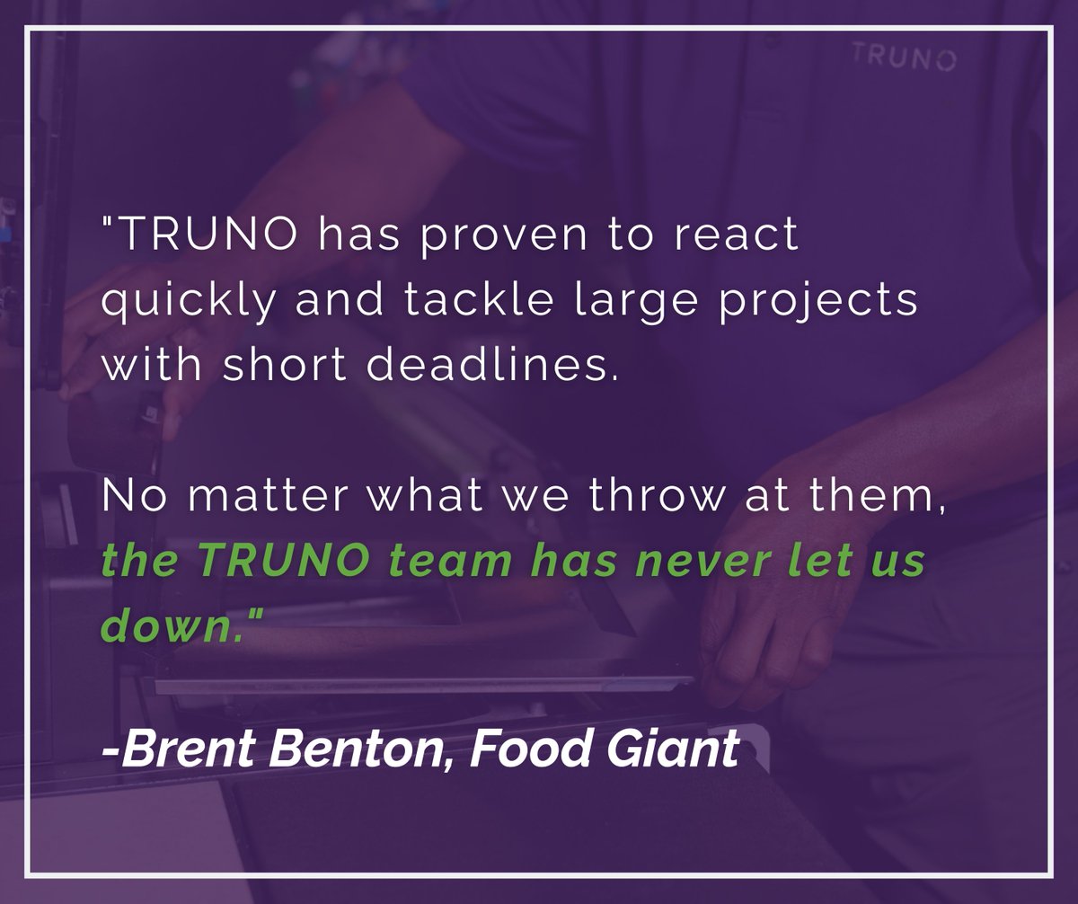 TRUNO's in-house installation team ensures every connection is in place, every bolt is tightened, and every system is tested and ready—before you go live. Get Reliable Rollouts – Every Time: bit.ly/3HKRiUX