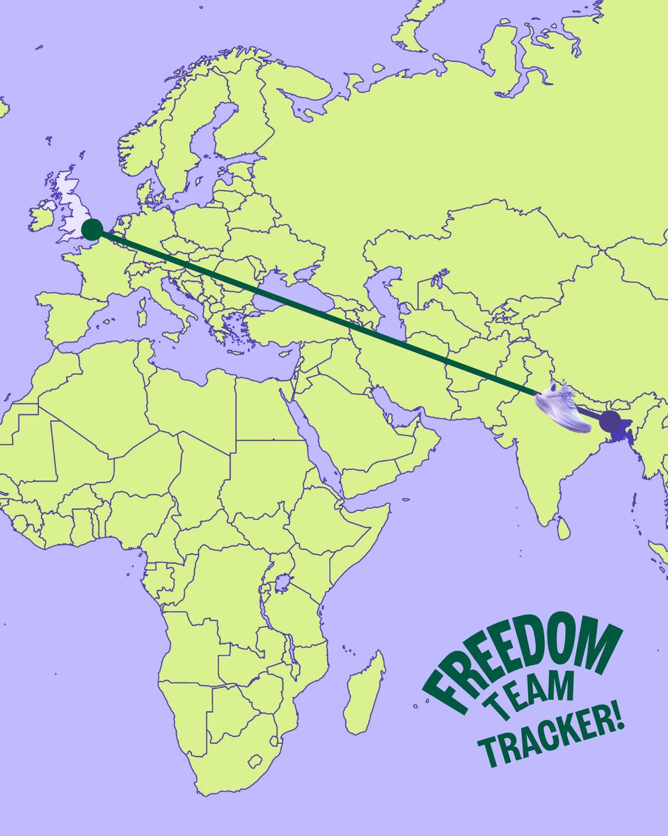 justiceandcare's tweet image. 🏃♀️ J&C’s James, Meghan & Alice smashed the Finsbury Park Half for the #FreedomGames!
With 6,659km clocked, the team is nearing the Bangladesh border.
4 days left to reach Dhaka, and still time to donate and support our fight against trafficking.
👉 givewheel.com/fundraising/66…