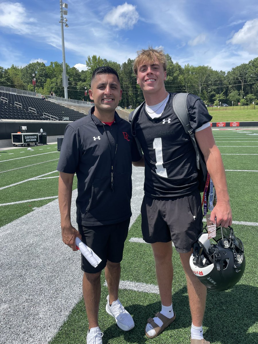 Walker_Davis18's tweet photo. Had a great time competing @DavidsonFB thank you to all of the coaching staff for inviting me and @DSGBCoachCam for working with me! 
Looking forward to getting back! @nthfootball @Coach_Hendrix @coachmintier @SeanPender23325 @tfbaxter1985 @DSGBCoachCam @CoachBracken @TerryUrsin @CoachRenoYale @RecruitGeorgia 
@NEGARecruits @CJacksonPRZ @scoreatlanta @coach_craw @CoachMcGuire_ @CoachTJWeyl @CoachWShafer @ShaedonMeadors @CoachW_Edwards @CoachBhakta @CoachPartin @CoachASmith3 @coachsamcasey_ @Coach_Thakkar