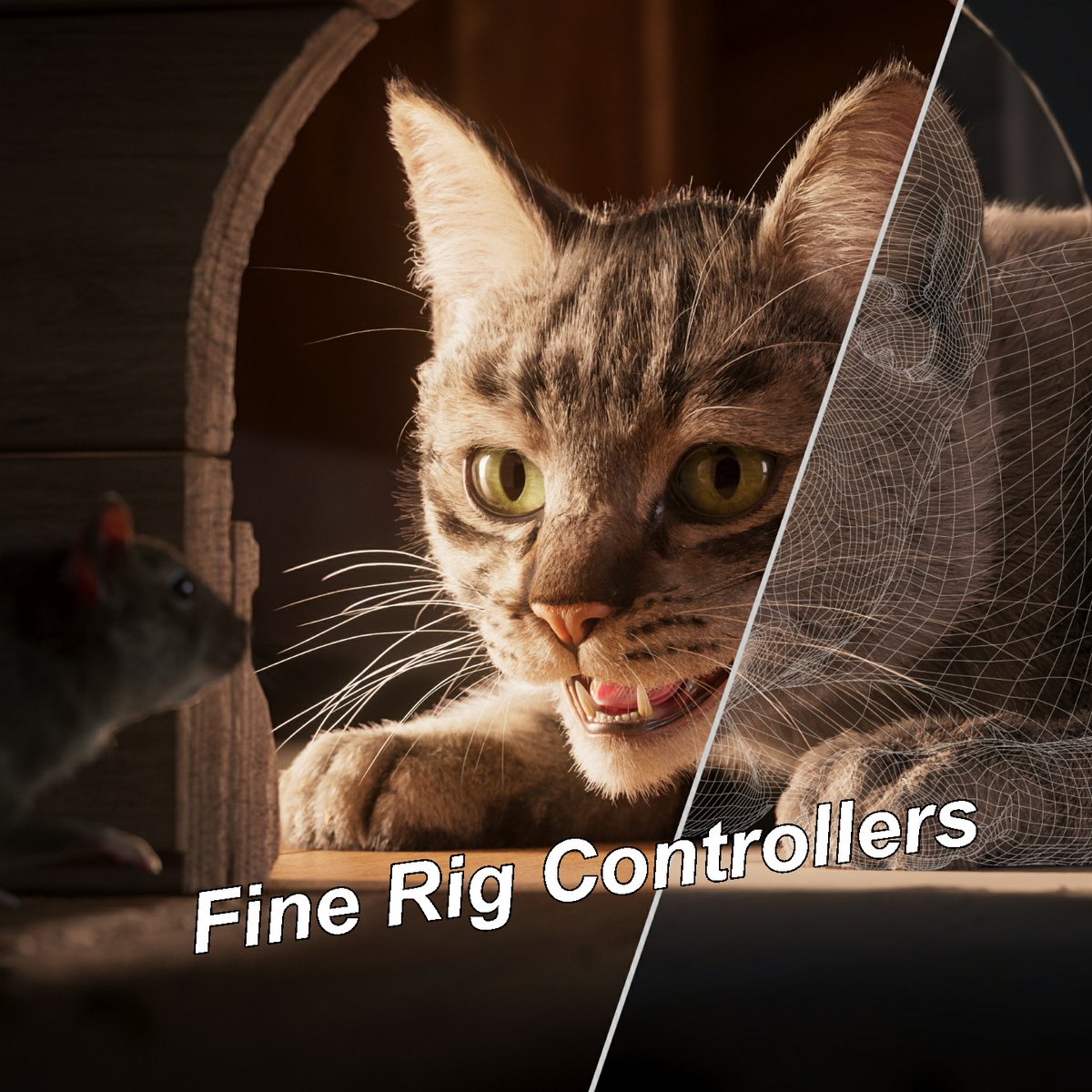 VFXGrace3DModel's tweet photo. 3D Cat Model | Grey Tabby Cat Blender 3D Model
👉 https://t.co/DaivGttL1o
 #vfx #animals #animation #rig #blender #model #textures #plants #3D #character #realistic #arnold #Cycles https://t.co/TYX8YV9ySe