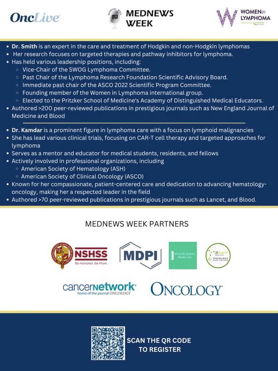Vallabhaneni Sree Harshitha (@harshithavalla) on Twitter photo π 270+ publications
π‘ Global leaders in #Oncology & #ClinicalTrials πβ¨ Get Ready for MEDNEWS WEEK! β¨π π 270+ publications
π‘ Global leaders in #Oncology & #ClinicalTrials πβ¨ Get Ready for MEDNEWS WEEK! β¨π