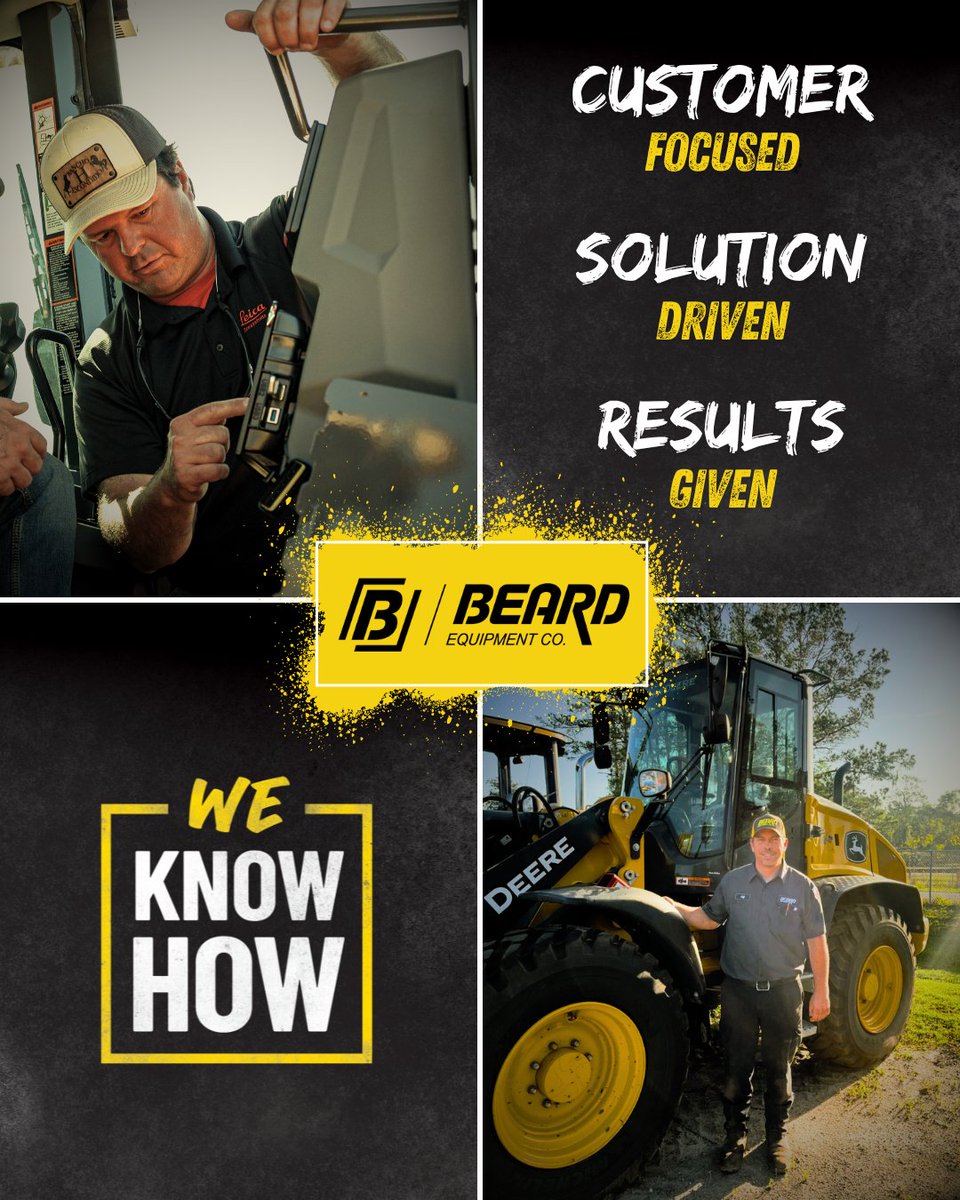 At Beard Equipment Company, we are committed to delivering top-notch support to our customers. We are thankful for our team members, like Jeff Gilliland and Matt Basden, who help us fulfill this commitment.

Jeff (Field Service Technician) recently teamed up with Matt (Product