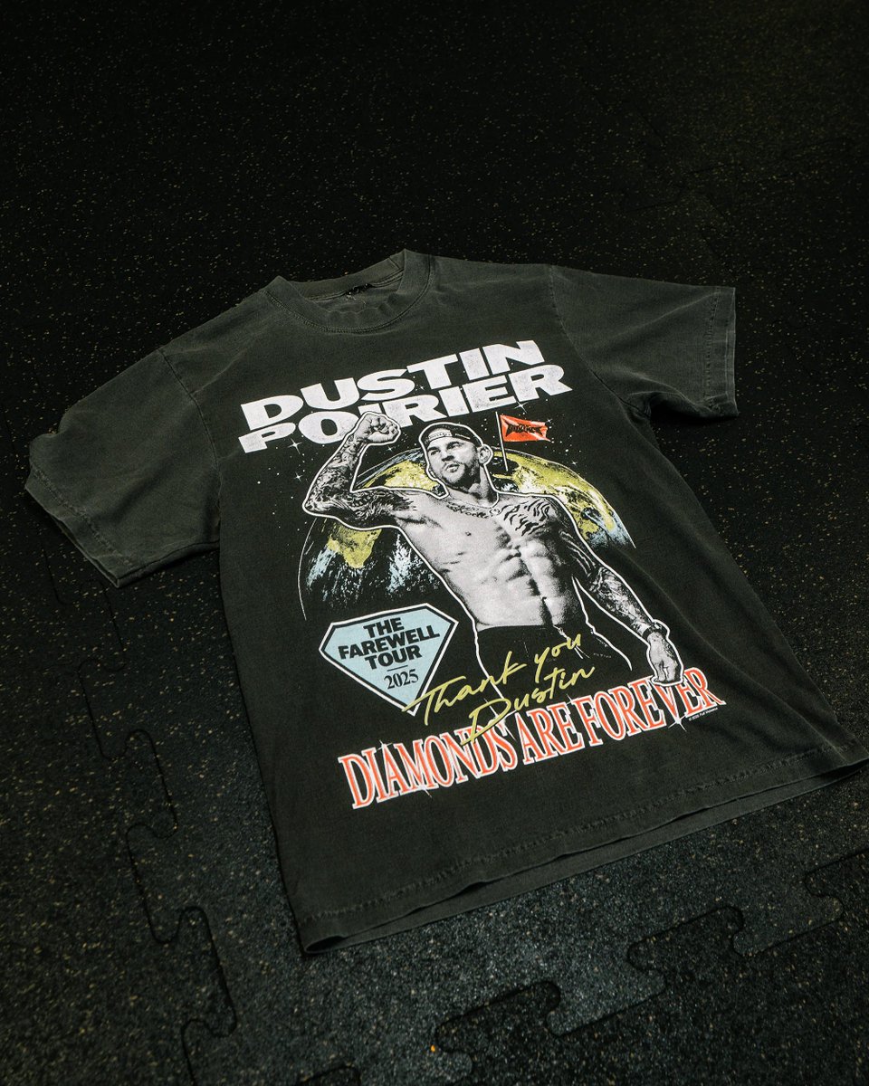 official farewell tee for dustin poirier 💎