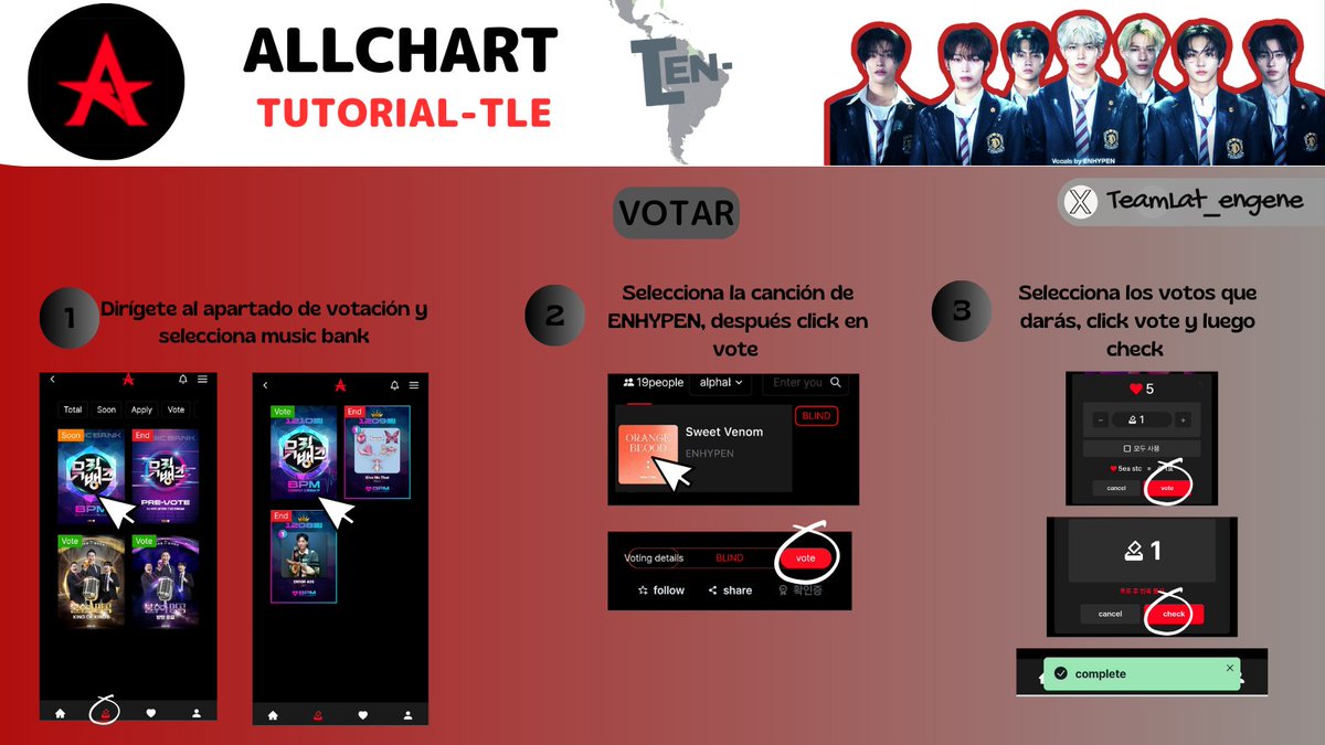 participen en las polls porfavor, podemos hacerlo si nos reunimos. Sigan las indicaciones de nuestras fanbases