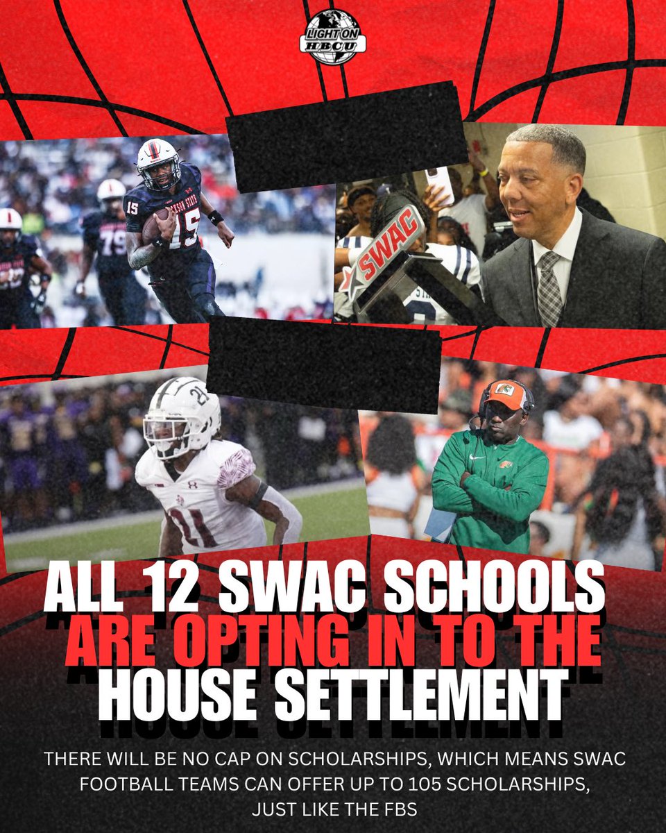 All twelve SWAC members voted to opt in to the House Settlement, during the conference Spring Meetings that were held this past weekend.

With this commitment, there will be no caps on scholarships across every SWAC sponsored sport.

This is a game-changer for football, meaning