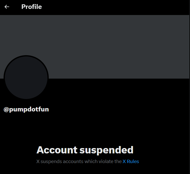 IcedKnife's tweet image. why did pumpfun get suspended