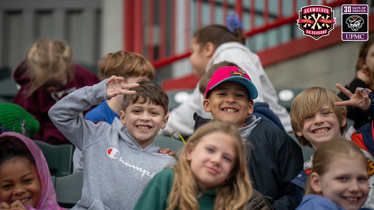 erie_seawolves's tweet photo. 30 Ways in 30 Days! 💪 The SeaWolves are celebrating 30 years in Erie this month. Each day in June, we'll highlight a team community service initiative! #SeaWolves30
Day 16 | The SeaWolves, in partnership with UPMC Health Plan, host at least two Education Day games each season. These special games offer students unique learning experiences through in-game video board content and interactive concourse activities presented by local community partners. To enhance the experience, the SeaWolves also provide baseball-themed lesson plans in science, math, social studies, and language arts for educators to use before the game.