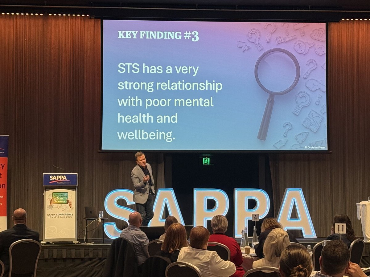 Are the right people listening? I wish Ministers, Dept Secretaries &amp; senior leaders were in the room hearing from voices like Amanda McKay &amp; Dr Adam Fraser. The data is clear: principals face immense stress—yet they show up daily to shape lives. It’s time for real change.