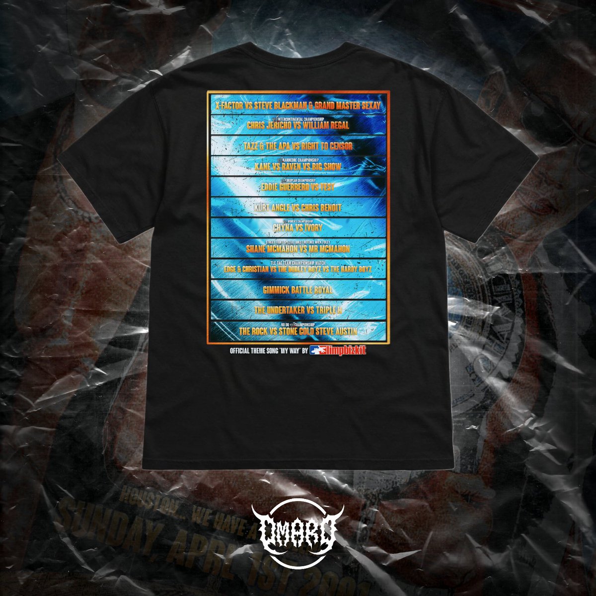 OmaroGFX's tweet image. NEW SHIRT NOW AVAILABLE TO PURCHASE!

Custom WrestleMania X-7 Shirt

LINK IN BIO / BELOW THIS THREAD👇🏻 

🎨 By: Me

#WWE #Wrestling #WrestleMania #ShirtDesign #GraphicDesigner