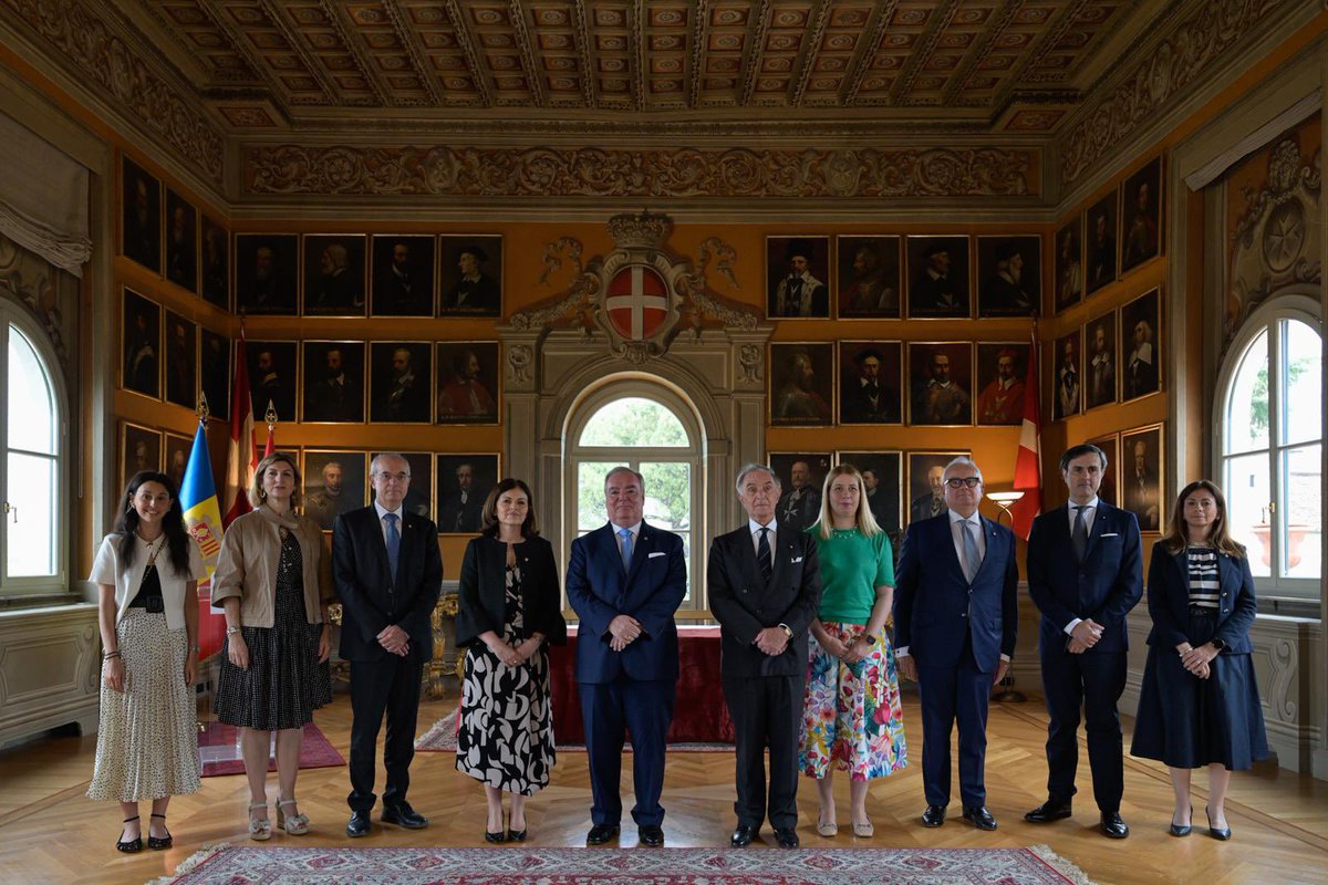 Andorra i l’Orde de Malta han establert relacions diplomàtiques, basades en el respecte mutu, la cooperació internacional i els valors compartits de pau i solidaritat.

📍He signat el Protocol a Roma amb el gran canceller Paternò, en presència del gran mestre Fra John Dunlap.