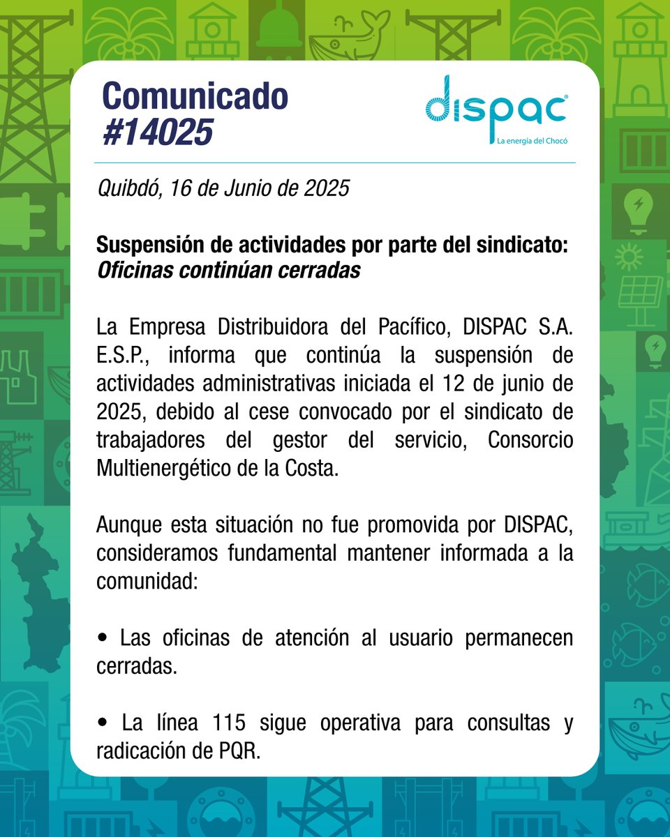 DISPAC S.A. E.S.P. tweet media