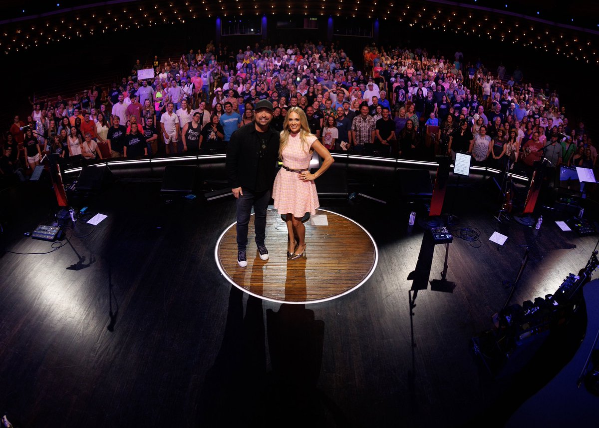 CodyAlan's tweet image. Stepped into the iconic @Opry circle with none other than @carrieunderwood to host a live Q&A with her ride-or-die fans—and yep she still sounds flawless. Hard to believe it’s been 20 years since her debut album. Catch our convo on @carriescountry—or hit the @SiriusXM app!