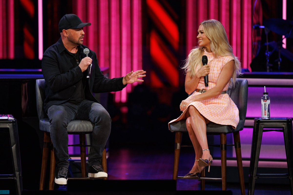 CodyAlan's tweet image. Stepped into the iconic @Opry circle with none other than @carrieunderwood to host a live Q&A with her ride-or-die fans—and yep she still sounds flawless. Hard to believe it’s been 20 years since her debut album. Catch our convo on @carriescountry—or hit the @SiriusXM app!