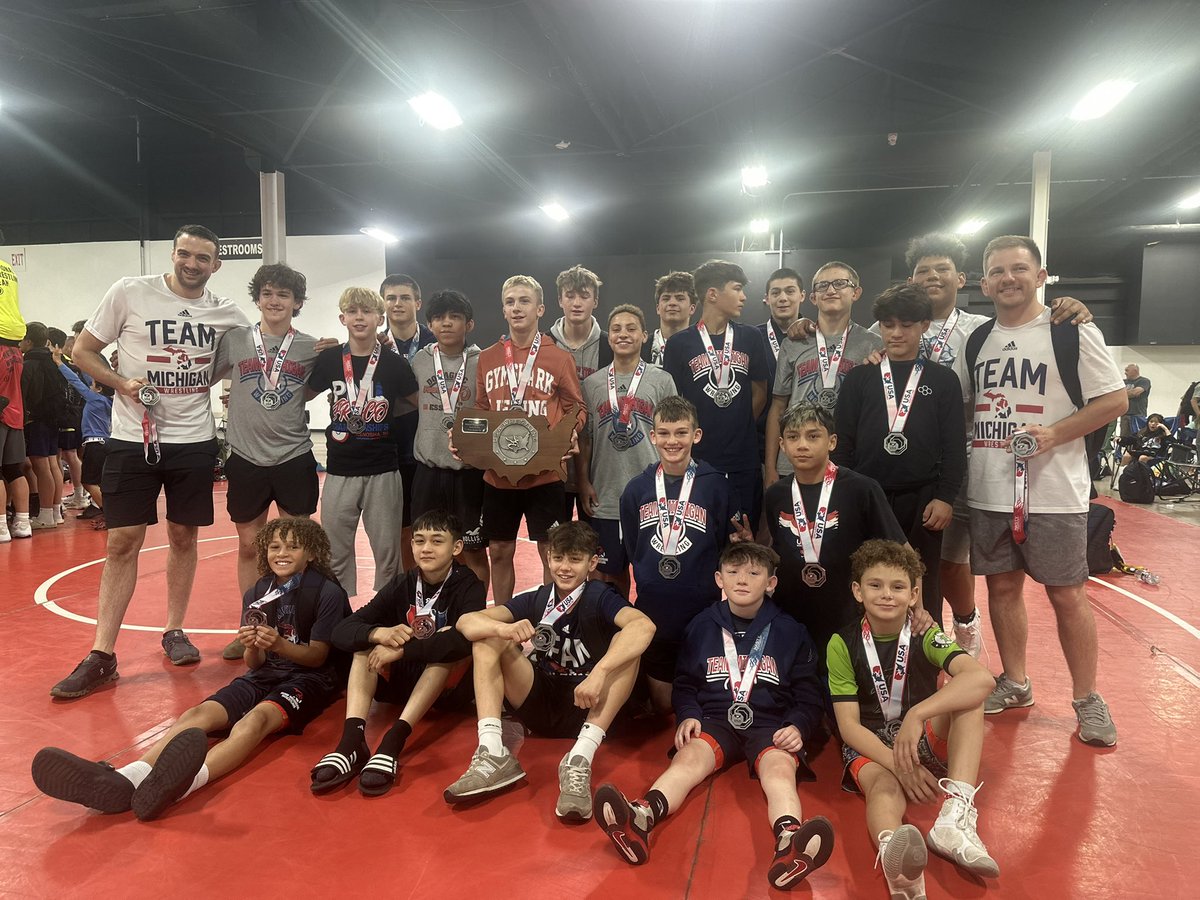 BGIBBS141's tweet photo. Team Michigan 14U had a great week in Philly! 

Greco: National Runner-Up
Freestyle: 5th (win over OH, who was 2nd) https://t.co/wJgmYSIfSR