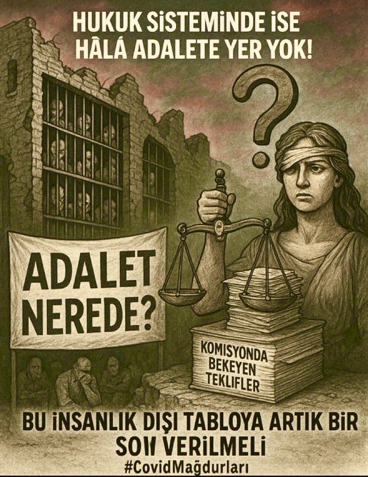 <a href="/nail_ciler/">Nail Çiler</a> <a href="/herkesicinCHP/">CHP 🇹🇷</a> <a href="/eczozgurozel/">Özgür Özel</a> <a href="/chpkocaeliil/">CHP Kocaeli İl Başkanlığı</a> Bakanı vekili haksızlık diyor !..
Çözüm 5 Ay sonra.. 23 aydır zaten bekliyoruz 
5 Ay daha bekleyin demek, keyfiliktir
Adalet beklemez, hassastır.. Acildir
Geç gelen adalet, adalet değildir zulümdür 
#AdaletBeklemez 
‼️31Temmuz Covid Yasası Mağdurları 
<a href="/nail_ciler/">Nail Çiler</a> 

Demir Kubbe