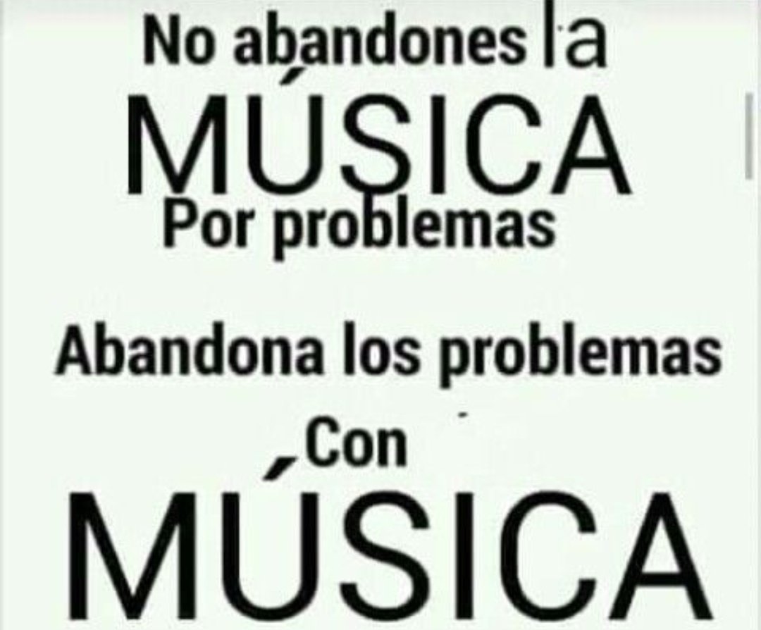 La música es el alimento del alma..!!