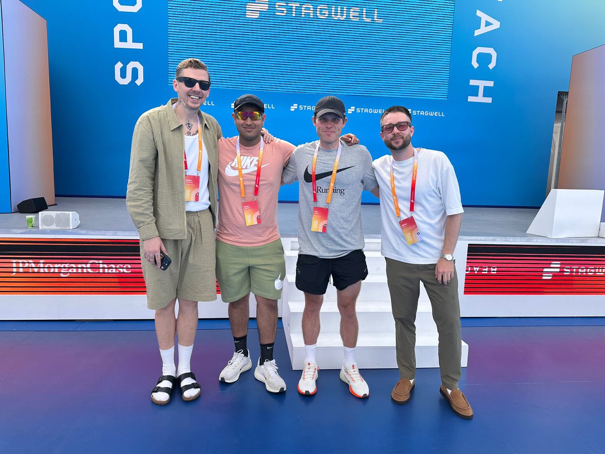 Day one <a href="/stagwell/">Stagwell</a> Sports beach Cannes 🏖️