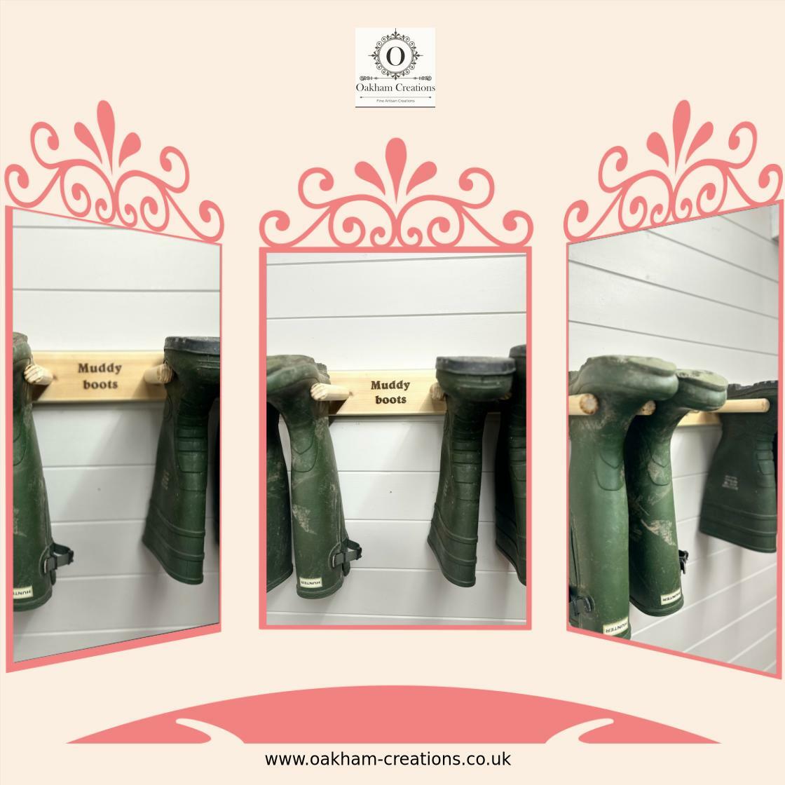 Oakhamcreations's tweet image. Experience awesomeness! Introducing Muddy Boot Inscribed Wellington Boot Rack- Natural wood, available now at an amazing price of £46.20
etsy.com/listing/157633…
#WellingtonBootRack #BootRack