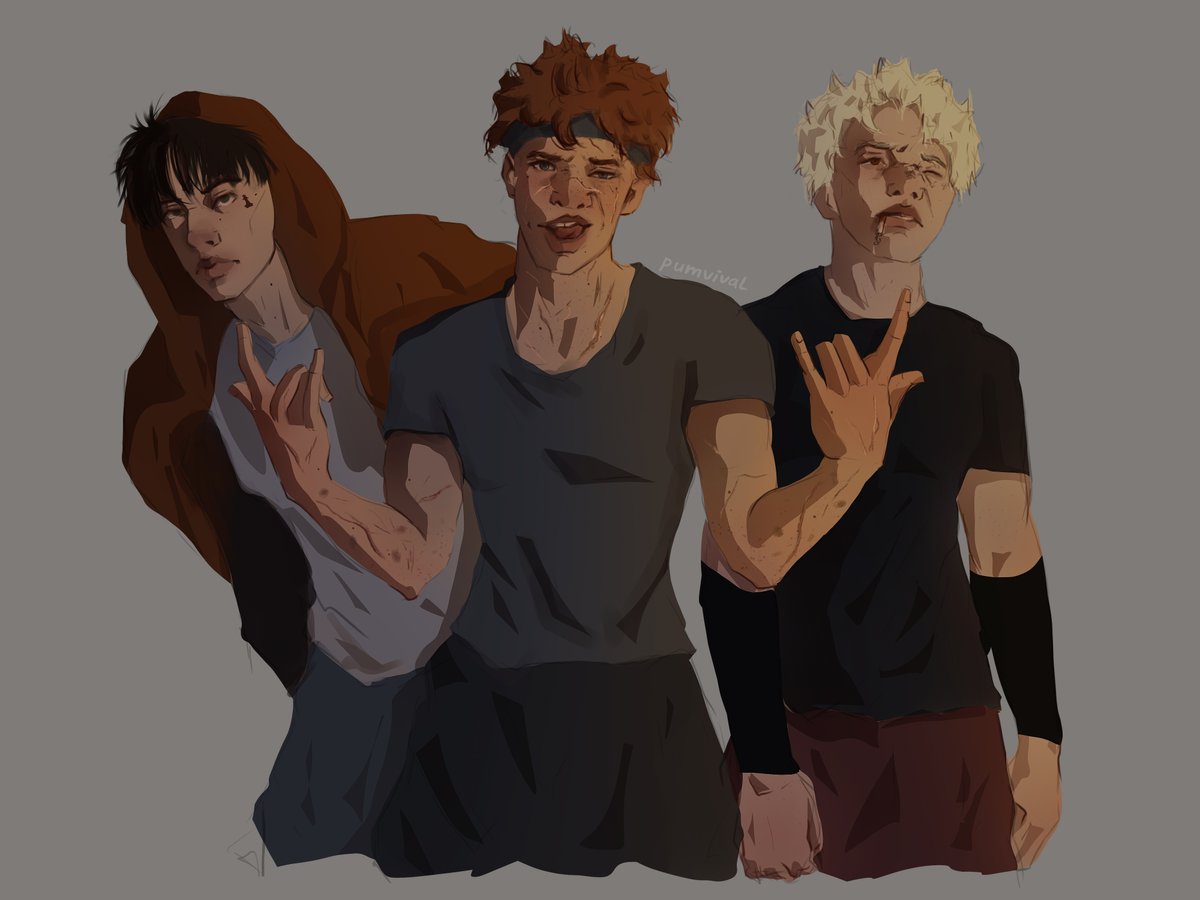 Kevin, Neil and Andrew? YES. I think Neil is about to open his mouth again and speak his mind.. #allforthegame #digitalart #aftg