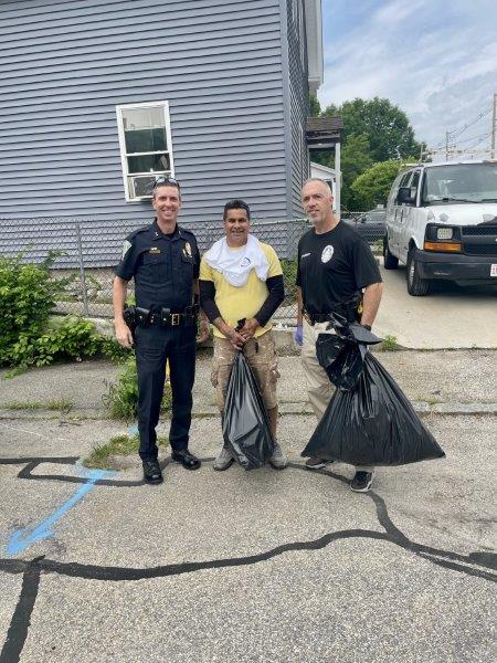 Recovery Court Cares Day. 💚 Members from both GNMH and Revive Recovery gathered alongside others to clean up areas of Nashua...with a surprise encounter from the Nashua Police Department at the end as they were all jaywalking. Thank you for being great sports guys!