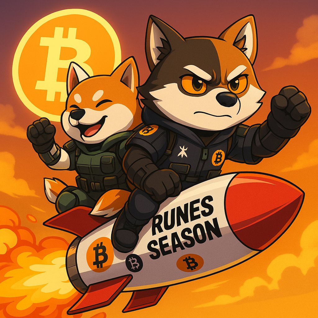 Runes Season begins with Rune June!
Send all HIGHER!
$LOBO <a href="/lobothewolfpup/">LOBO•THE•WOLF•PUP</a> 
$DOG <a href="/LeonidasNFT/">Leonidas 🧡 $DOG</a>