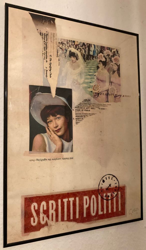 I love The Word Girl so much. Scritti picture (won playing Battleships on Saturday morning telly with Mack Curry and Maggie Philbin in 1985)! You can just about make out Green's pencil signature in the corner. #80sTM