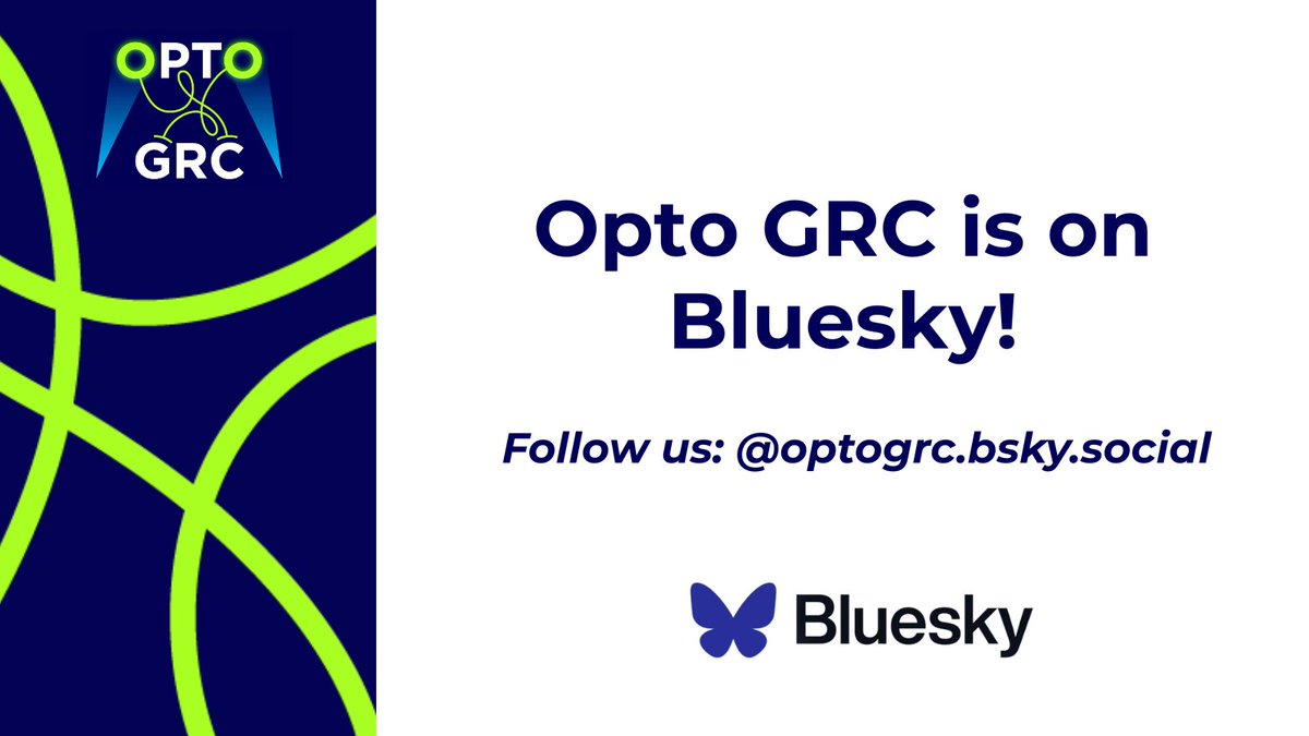 OptoGRC's tweet image. Opto GRC is now on Bluesky! 💙
We’re thrilled to join in on the fun and share #OptoGRC2026 updates with even more of the optogenetics community!
Follow us ⬇️
bsky.app/profile/optogr…
