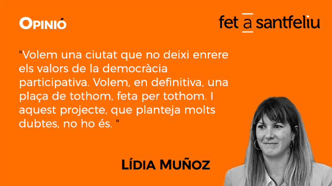 Fet a Sant Feliu (@fetasantfeliu) on Twitter photo ✍️ OPINIÓ | "La plaça de la Vila sense els veïns i les veïnes", per Lídia Muñoz (<a href="/lidiamunozc/">lidiamunozc</a>)
fetasantfeliu.cat/opinio/108219/… ✍️ OPINIÓ | "La plaça de la Vila sense els veïns i les veïnes", per Lídia Muñoz (<a href="/lidiamunozc/">lidiamunozc</a>)
fetasantfeliu.cat/opinio/108219/…