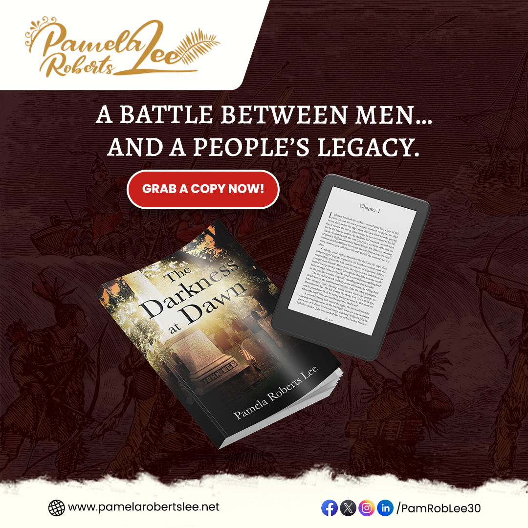 PamRobLee30's tweet image. Richard plunders for power.
John watches, burdened by secrets—and the native tribes suffer.

Witness their clash in "The Darkness at Dawn." Grab a copy now!
pamelarobertslee.net/purchase

#ColonialHistory #NativePerspective #HistoricalFiction #TheDarknessAtDawn #PamelaRobertsLee