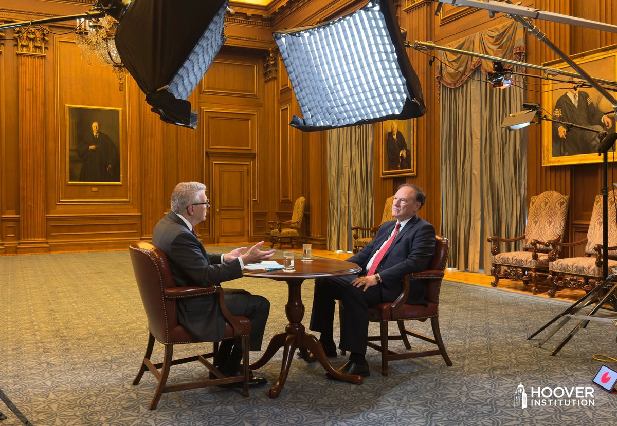 Coming tomorrow, Tuesday, June 17 on Uncommon Knowledge with Peter Robinson: Justice Samuel Alito. Subscribe to be notified when the episode airs: hoover.org/publications/u…

<a href="/p_m_robinson/">Peter Robinson</a> <a href="/uncknowledge/">Uncommon Knowledge</a>