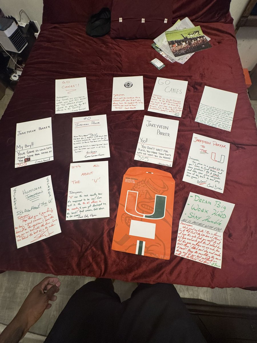 Jakeyveon “Noah” Parker ✞ (@h3llywood_1) on Twitter photo preciate CANES family for writing me letters!! ALL ABOUT THE 🙌 #GOCANES🟩🟧🙌 <a href="/Coach_Merritt/">Matt Merritt</a> <a href="/coach_cristobal/">Mario Cristobal</a> <a href="/dtrain2901/">DENNIS SMITH</a> <a href="/StevenNecuze11/">Steven Necuze</a> <a href="/CoachDondo/">Donovan Varner</a> <a href="/Coach_Hoefer/">Landon Hoefer</a> <a href="/CoachCazz/">Mike Cassano</a> <a href="/Kevin_Beard9/">kevin beard</a> preciate CANES family for writing me letters!! ALL ABOUT THE 🙌 #GOCANES🟩🟧🙌 <a href="/Coach_Merritt/">Matt Merritt</a> <a href="/coach_cristobal/">Mario Cristobal</a> <a href="/dtrain2901/">DENNIS SMITH</a> <a href="/StevenNecuze11/">Steven Necuze</a> <a href="/CoachDondo/">Donovan Varner</a> <a href="/Coach_Hoefer/">Landon Hoefer</a> <a href="/CoachCazz/">Mike Cassano</a> <a href="/Kevin_Beard9/">kevin beard</a>