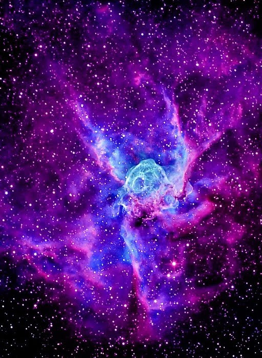 NGC2359 Thor’s Helmet nebula in canis Major constellation by (Wikipedia)