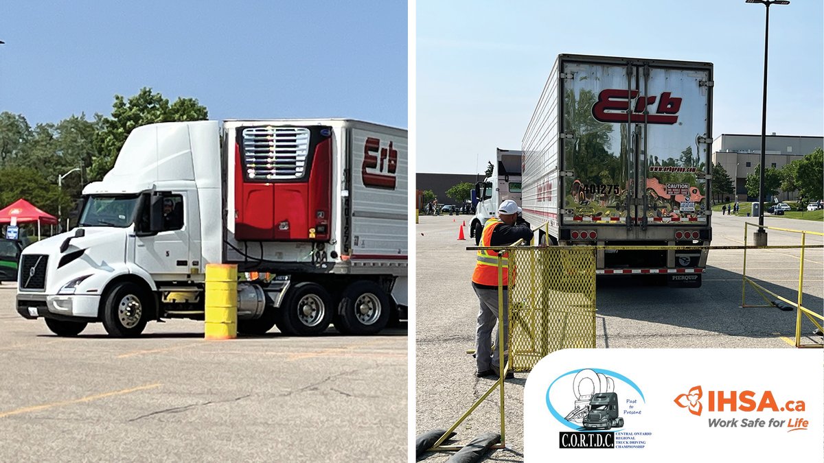 IHSAnews's tweet image. Congratulations to the skilled drivers who participated in the 36th annual Central Ontario Regional Truck Driving Championship in #Kitchener this weekend!

IHSA was proud to sponsor this event, which promotes safe driving practices and road safety awareness in #Ontario.