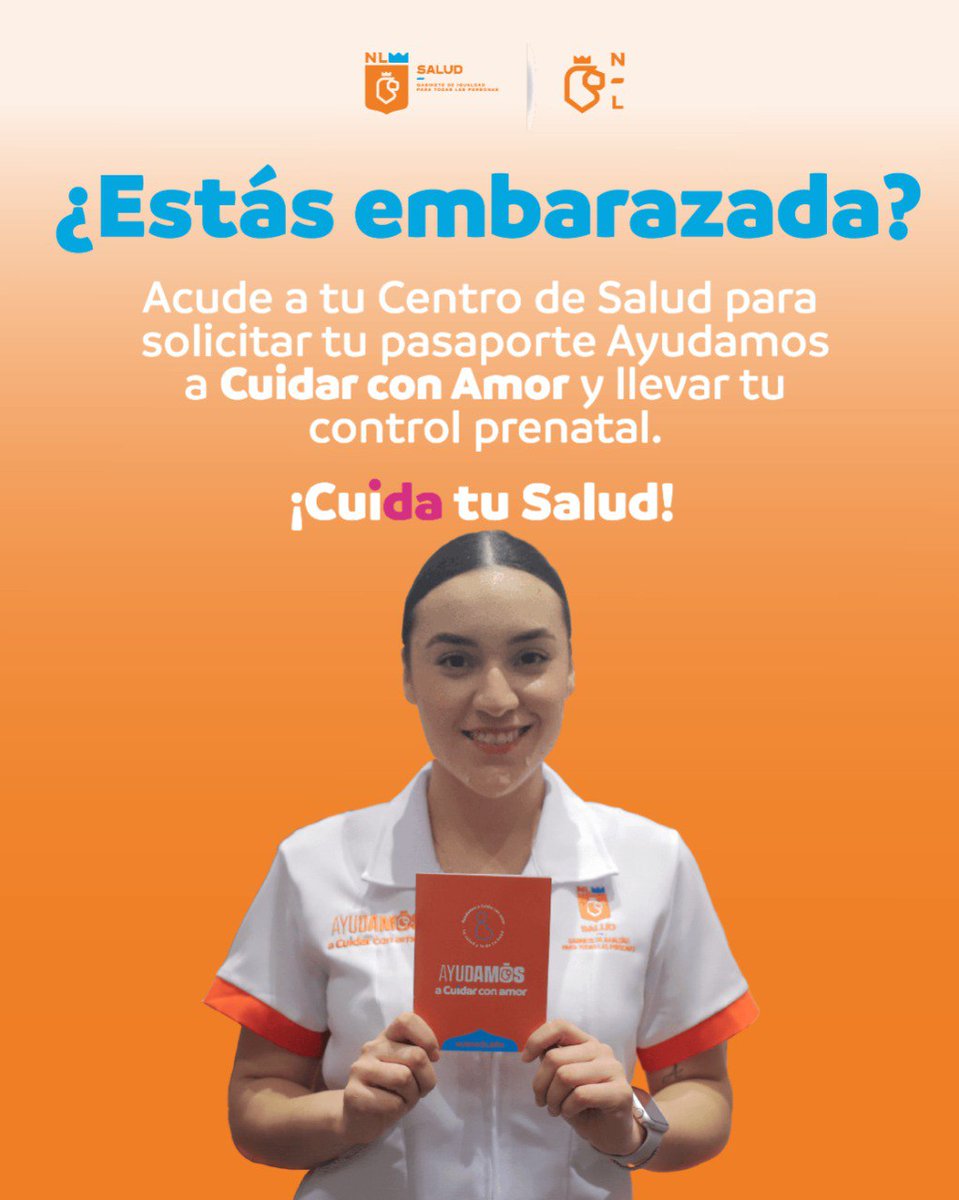 ¿Estás embarazada? 🤰
Solicita tu Pasaporte Ayudamos a Cuidar tu Salud y empieza con tu control prenatal. 🩺💖

Cuidarte desde el inicio es cuidar también a tu bebé.