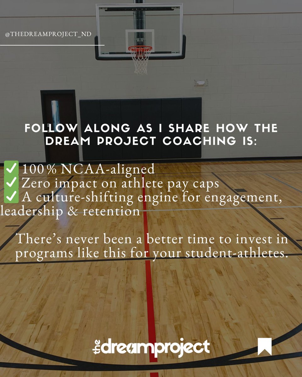 With the #NCAA #HouseSettlement , don't overlook the non-cash benefits now mandated:
✔️ Academic &amp; career support
✔️ Leadership development
✔️ Mental health &amp; wellness
#TheDreamProject delivers all three w/o touching athlete payment pool.

 #AthleteDevelopment #CollegeAthletics
