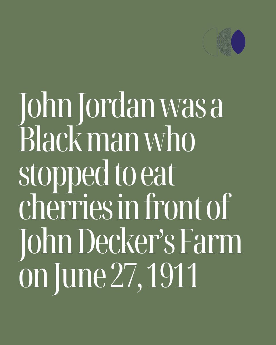 BlkEnviroLeader's tweet image. The EJI Community Remembrance project launched in 2015, and has since placed over 80 historical markers at public sites where racial violence occurred. This year, John Jordan is receiving a historical marker scroll to learn more about him.