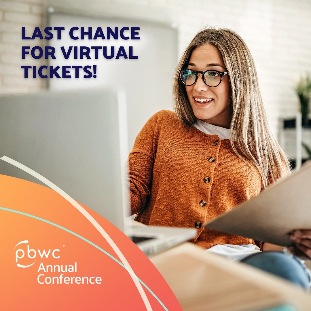 🚨LAST CALL! #PBWC2025 in-person tickets are sold out, but you can still join us virtually at #WeWill. 

Learn from inspiring leaders 6/19-7/8 with live discussions on 6/20. Connect with a community of professionals &amp; grow your career. Get your ticket now! ow.ly/y3Mo50WalMh