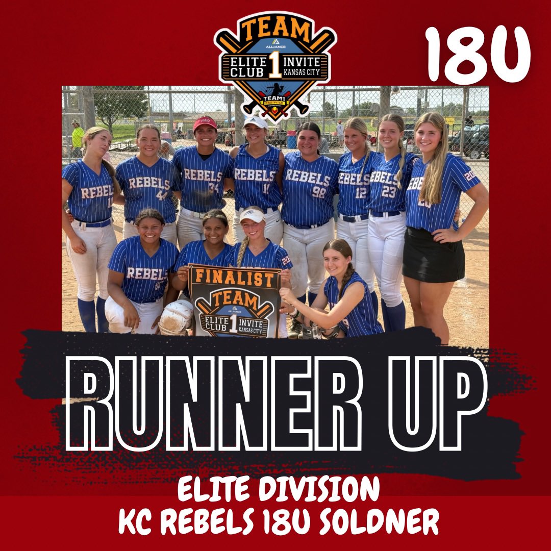 Team 1 Fastpitch (@team1_fastpitch) on Twitter photo Runner-up-
14U- Next Play 605
16-Iowa Premier 16U Carroll
18U- KC Rebels Soldner
<a href="/KCRebelsOrg/">KC Rebels Softball</a> <a href="/IowaPremierFP/">Iowa Premier Fastpitch</a>
#ftg #softball #recruitment Runner-up-
14U- Next Play 605
16-Iowa Premier 16U Carroll
18U- KC Rebels Soldner
<a href="/KCRebelsOrg/">KC Rebels Softball</a> <a href="/IowaPremierFP/">Iowa Premier Fastpitch</a>
#ftg #softball #recruitment