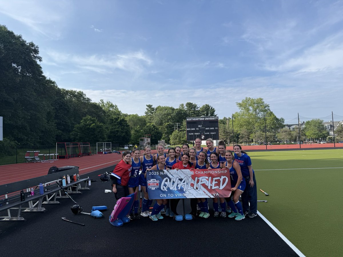 Nationals here we come!! See you in Virginia Beach! ❤️🤍💙#NCCs #patriotfieldhockey #proud #Region3RCCchamps #numberone #northeastchamps