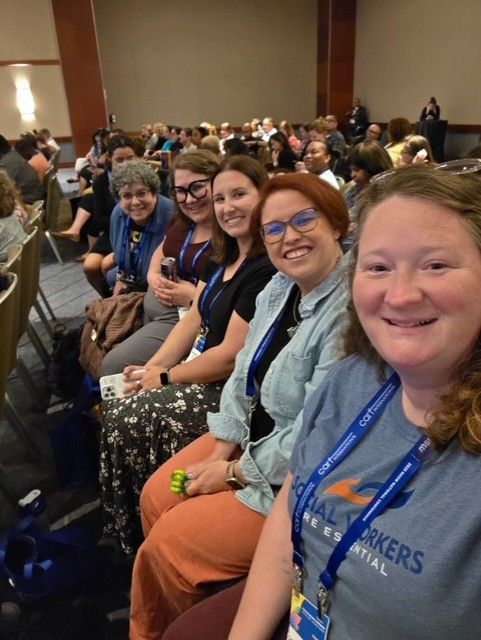 NASW Indiana is in the house at #NASW2025. Spotted at the opening reception.