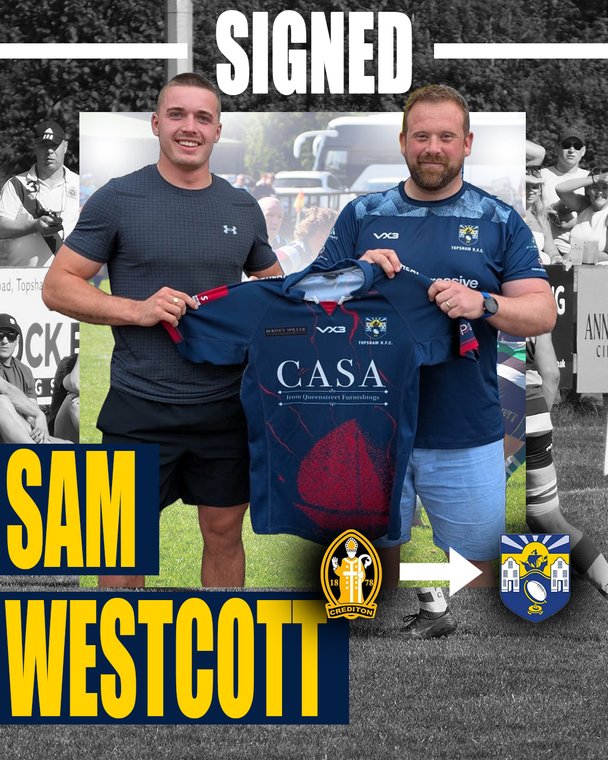 Sam Westcott Makes Switch From Crediton
topshamrugby.co.uk/news/sam-westc…