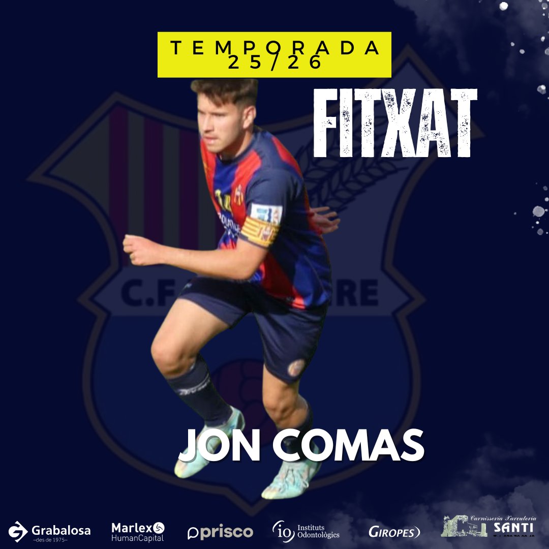 I de l'Escala a Bellcaire. JON COMAS fitxa per la temporada 25/26. Molta sort i benvingut el club.