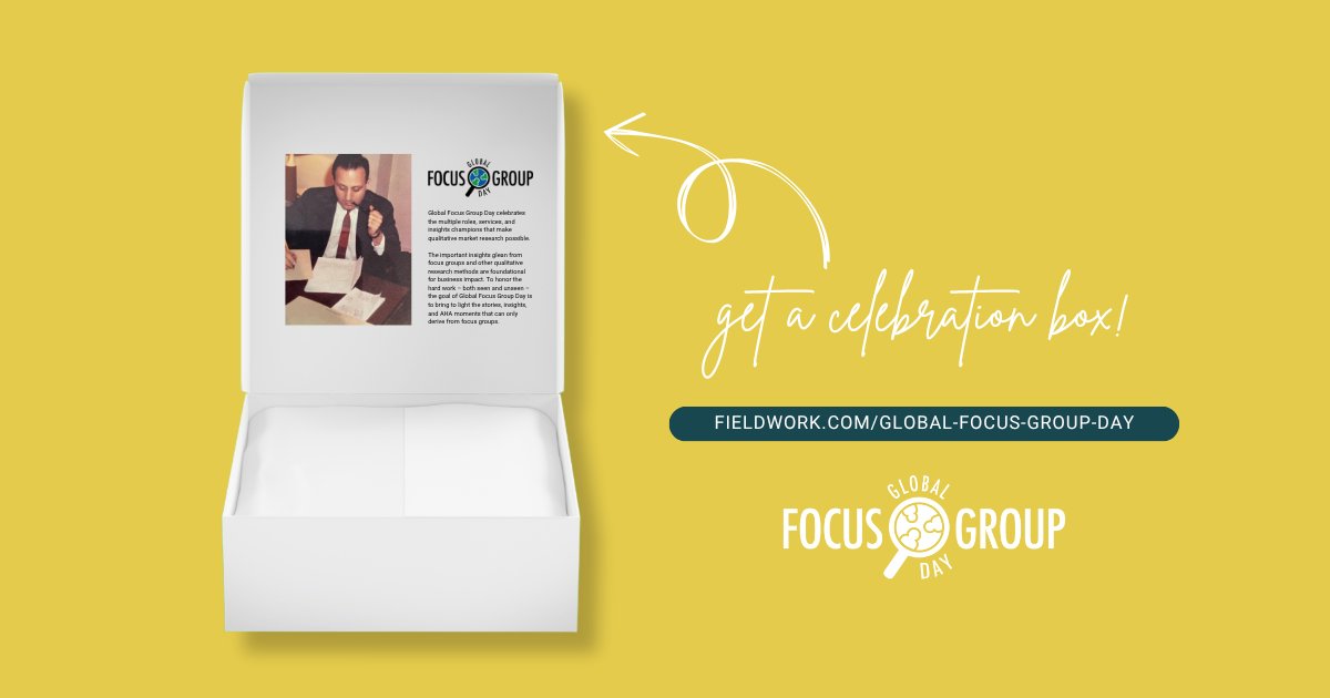 #GlobalFocusGroupDay is just around the corner, and we’ve created something to help you and your team join the fun: the official Celebration Box. Supplies are limited. Grab yours before they’re gone: hubs.la/Q03sjF4d0
#FaceToFaceMRX