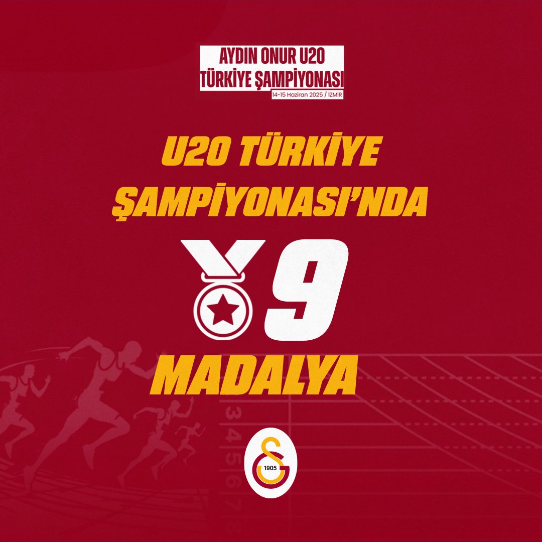 Genç atletlerimizden U20 Türkiye Şampiyonası’nda 9 madalya! 👏

🔗 galatasaray.org/haber/amator-s…